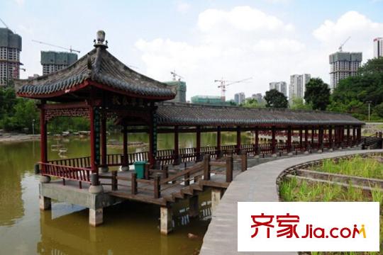 華宇天宮花城項(xiàng)目周邊龍頭寺公園