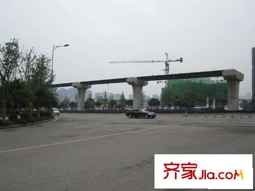保利高爾夫華庭配套圖周邊交通配套-在建輕軌(2010.5)