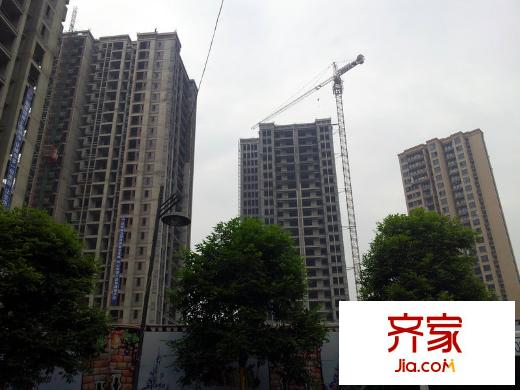 隆鑫天雨方外景圖二期組團(tuán)工程進(jìn)度圖（2012.05.31）