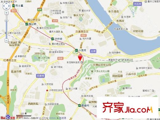 隆鑫天雨方交通圖電子地圖