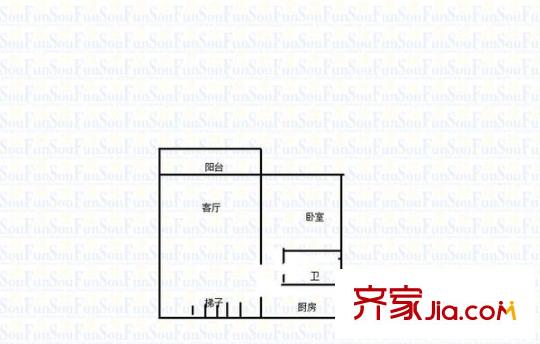 奧林匹克花園七期紫楓郡 4室 戶型圖