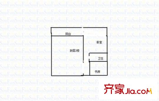 奧林匹克花園七期紫楓郡 0室 戶型圖