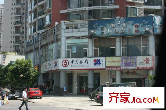 金科西城大院配套圖中國銀行
