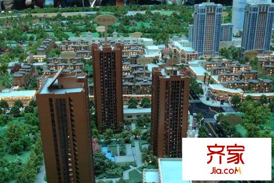 兩江春城沙盤圖高層住宅實(shí)景（2015.3.25）