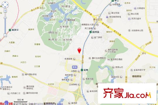 融科橡樹瀾灣電子地圖