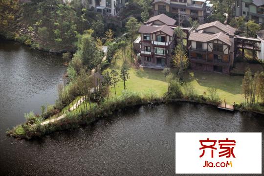融科橡樹瀾灣項目環(huán)境景觀實景(2011.1.7)
