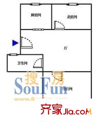 王天井巷2室1廳1廚1衛(wèi)