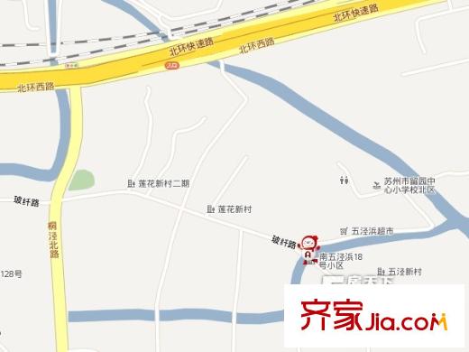 南五涇浜交通圖