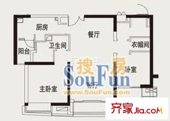  新橋巷 戶型圖