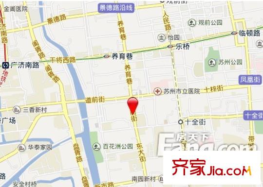 司前街小區(qū)交通圖