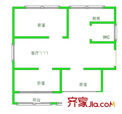 廟堂巷 戶型圖