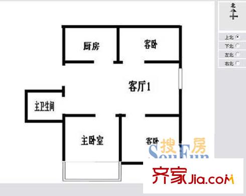  萬盛花園 戶型圖
