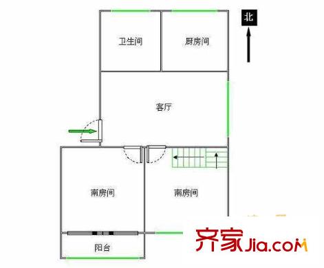 齊門新村 戶型圖