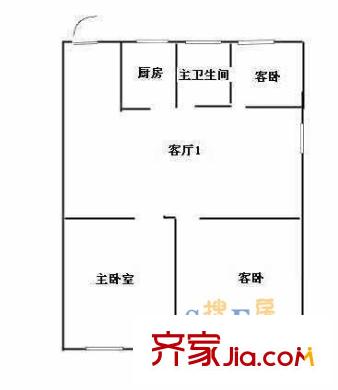  齊門新村 戶型圖