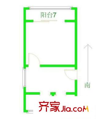 佳福國(guó)際大廈 4室 戶型圖