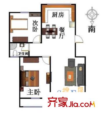 寶帶東路小區(qū) 戶型圖