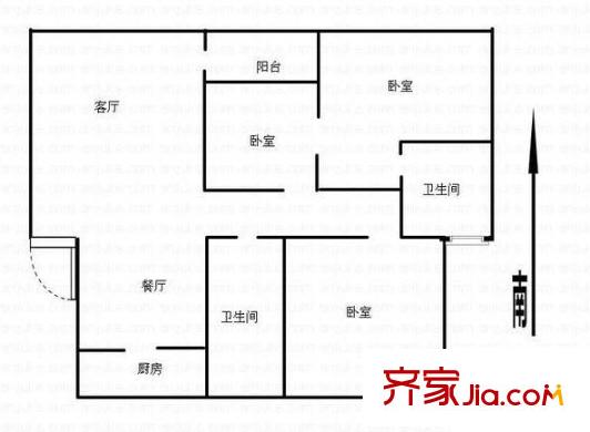 雙板橋小區(qū) 戶型圖