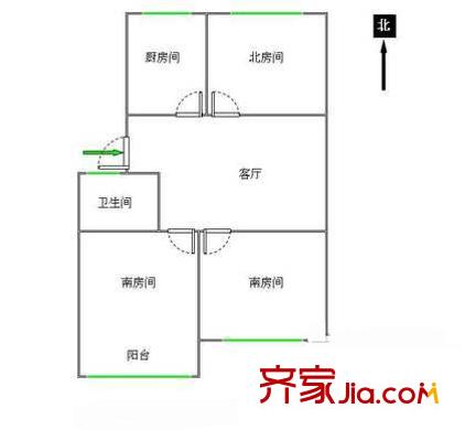  中街路小區(qū) 戶型圖