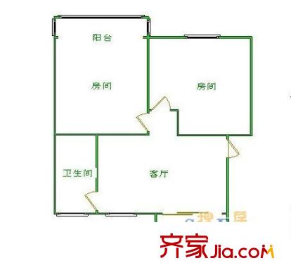 桃園新村 戶型圖