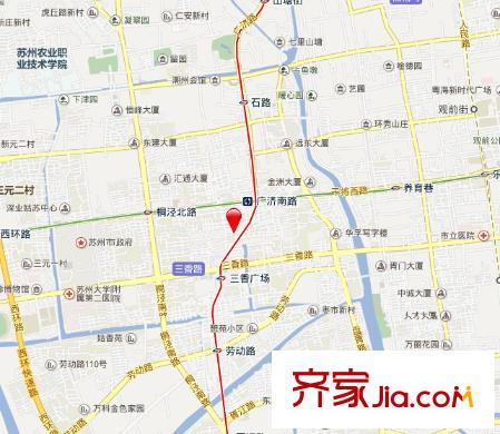 烽火路80號(hào)交通圖