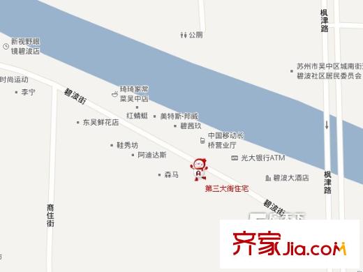 第三大街住宅交通圖