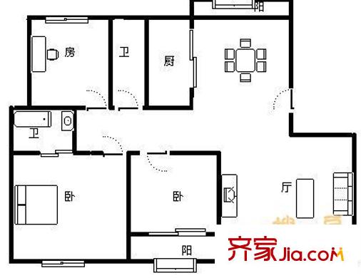 西北街小區(qū) 戶型圖
