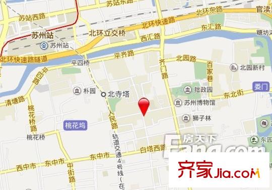 西北街小區(qū)交通圖