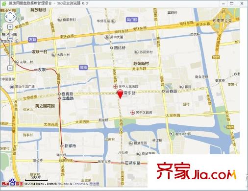 蘇美中心交通圖