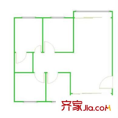  中街路小區(qū) 戶型圖