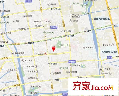 體育場路小區(qū)交通圖