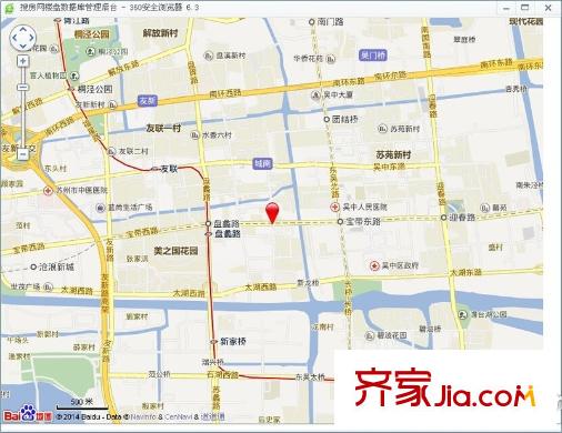 水香街小區(qū)交通圖