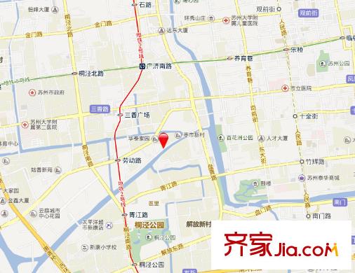 棗市街小區(qū)交通圖