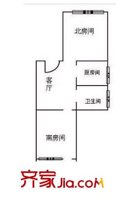 東百花巷 2室 戶型圖