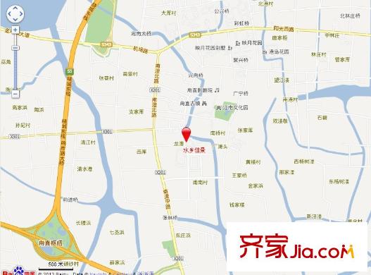 水鄉(xiāng)佳景交通圖