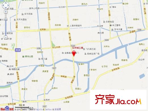 花樣城公寓交通圖