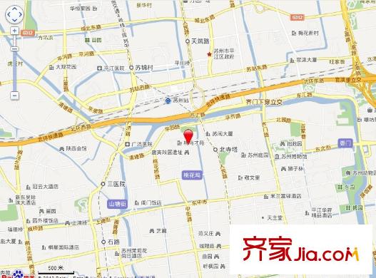 桃塢才苑交通圖