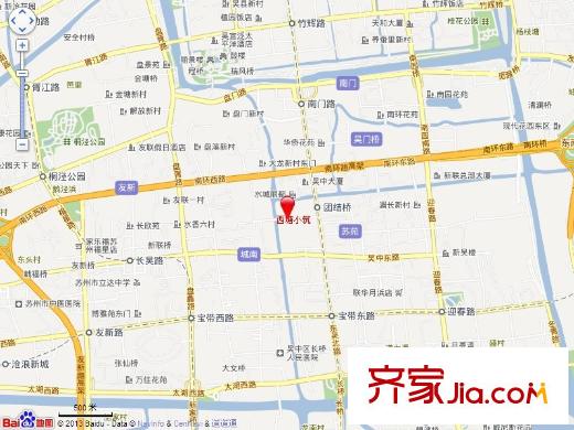 西塘小筑交通圖