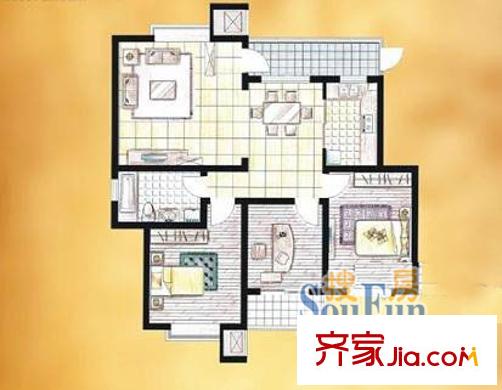  西塘小筑 戶型圖