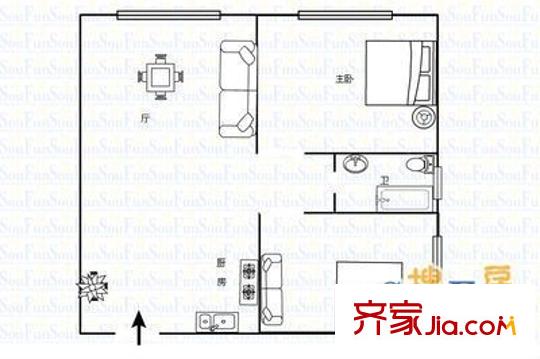 龍?zhí)都卧?戶型圖