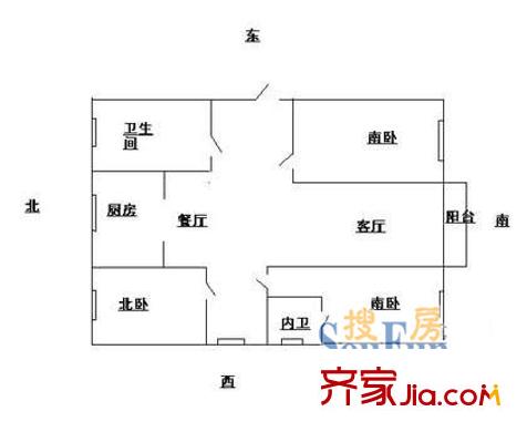  西塘小筑 戶型圖