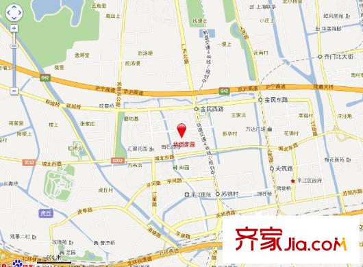 華恒家園交通圖
