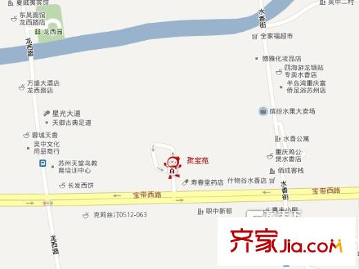 聚寶苑交通圖