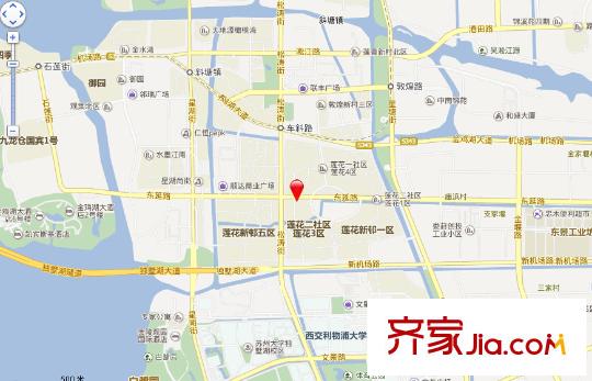 蓮花新村三區(qū)交通圖