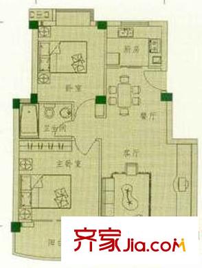 金山浜花園 戶型圖