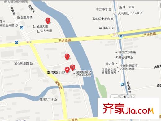 南浩街小區(qū)交通圖