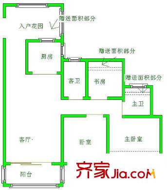 南浩街小區(qū)戶型圖戶型圖 3室1廳2衛(wèi)1廚