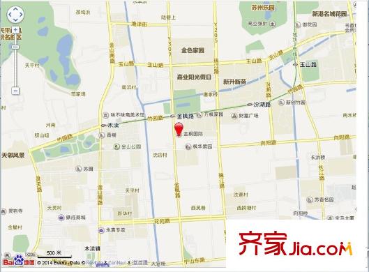 金楓國際交通圖