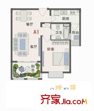  石湖星城 戶型圖