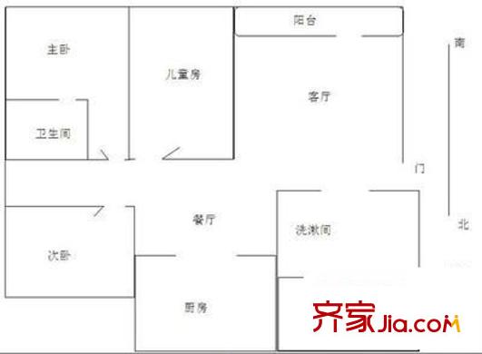 石湖星城 4室 戶型圖