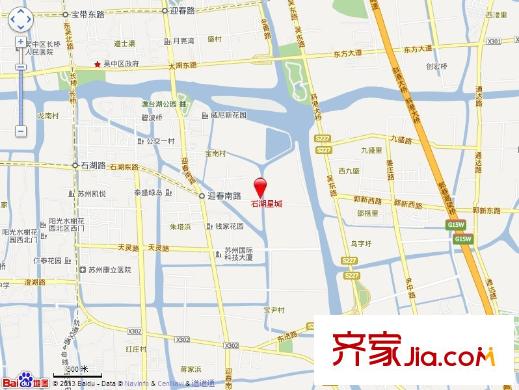 石湖星城交通圖